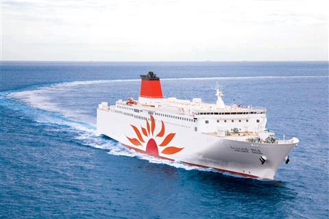 商船三井さんふらわあ　さつま・きりしま船体（一例）